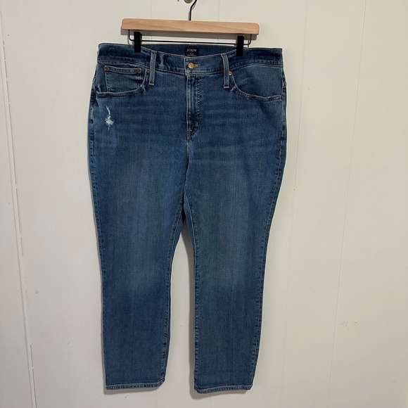 J. Crew Denim - J Crew Slim boyfriend blue denim jeans women's size 33